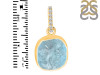 Aquamarine Raw Crystal Pendant AQM-RCYP-6