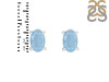 Aquamarine Stud Earring AQM-RDE-1154.