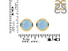 Aquamarine Stud Earring AQM-RDE-1254.