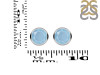 Aquamarine Stud Earring AQM-RDE-1254.