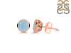 Aquamarine Stud Earring AQM-RDE-1254.