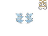 Aquamarine Stud Earring AQM-RDE-1261.