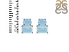 Aquamarine Stud Earring AQM-RDE-1267.