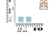 Aquamarine Stud Earring AQM-RDE-1321.