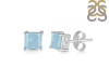 Aquamarine Stud Earring AQM-RDE-1373.