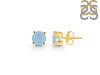 Aquamarine Stud Earring AQM-RDE-1435.