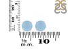 Aquamarine Stud Earring AQM-RDE-1437.