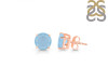 Aquamarine Stud Earring AQM-RDE-1437.