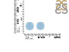 Aquamarine Stud Earring AQM-RDE-1438.