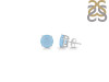 Aquamarine Stud Earring AQM-RDE-1438.