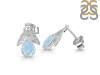 Aquamarine Stud Earring AQM-RDE-33.