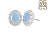 Aquamarine Stud Earring AQM-RDE-35.