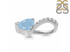 Aquamarine & White Topaz Pendant AQM-RDP-540.