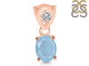 Aquamarine Pendant AQM-RDP-551-V-LOOP.