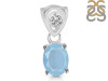 Aquamarine Pendant AQM-RDP-551-V-LOOP.