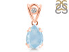 Aquamarine Pendant AQM-RDP-752-V-LOOP.