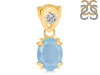 Aquamarine Pendant AQM-RDP-762-V-LOOP.