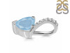 Aquamarine & White Topaz Pendant AQM-RDP-819.