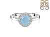 Aquamarine & White Topaz Ring AQM-RDR-1768.