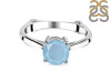 Aquamarine & White Topaz Ring AQM-RDR-1786.