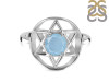 Aquamarine Pentacle Ring AQM-RDR-2137.