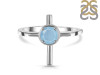 Aquamarine Holy Cross Ring AQM-RDR-2143.