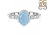 Aquamarine & White Topaz Ring AQM-RDR-2182.