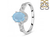 Aquamarine & White Topaz Ring AQM-RDR-2182.