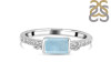 Aquamarine & White Topaz Ring AQM-RDR-2186.