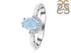 Aquamarine & White Topaz Ring AQM-RDR-2192.