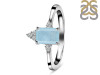 Aquamarine & White Topaz Ring AQM-RDR-2194.