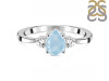 Aquamarine & White Topaz Ring AQM-RDR-2213.