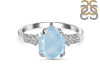 Aquamarine & White Topaz Ring AQM-RDR-2216.