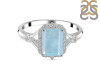 Aquamarine & White Topaz Ring AQM-RDR-2252.