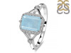 Aquamarine & White Topaz Ring AQM-RDR-2252.