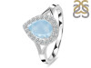 Aquamarine & White Topaz Ring AQM-RDR-2253.