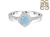 Aquamarine & White Topaz Ring AQM-RDR-2260.