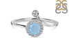 Aquamarine & White Topaz Ring AQM-RDR-2261.