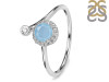 Aquamarine & White Topaz Ring AQM-RDR-2261.