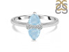 Aquamarine & White Topaz Ring AQM-RDR-2266.