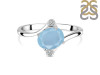 Aquamarine & White Topaz Ring AQM-RDR-3264.