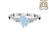 Aquamarine & White Topaz Ring AQM-RDR-2285.