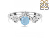 Aquamarine & White Topaz Ring AQM-RDR-2296.