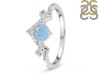 Aquamarine & White Topaz Ring AQM-RDR-2296.