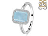 Aquamarine & White Topaz Ring AQM-RDR-2302.