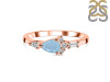 Aquamarine & White Topaz Ring AQM-RDR-2389.