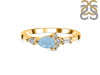 Aquamarine & White Topaz Ring AQM-RDR-2389.