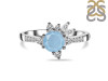 Aquamarine & White Topaz Ring AQM-RDR-2406.