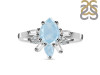 Aquamarine & White Topaz Ring AQM-RDR-2521.