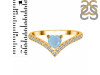 Aquamarine & White Topaz Ring AQM-RDR-2749.